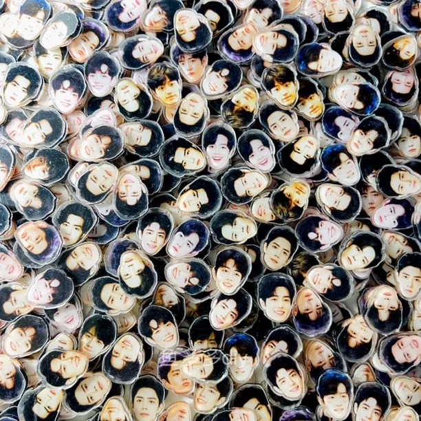 肖战1cm2cm亚克力片片diy摇摇乐明星周边手机壳贴片