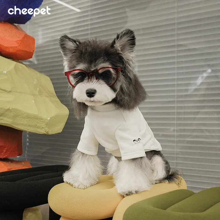 cheepet/趣派秋冬字母印花基础内搭比熊马尔济斯小狗狗两腿打底衫
