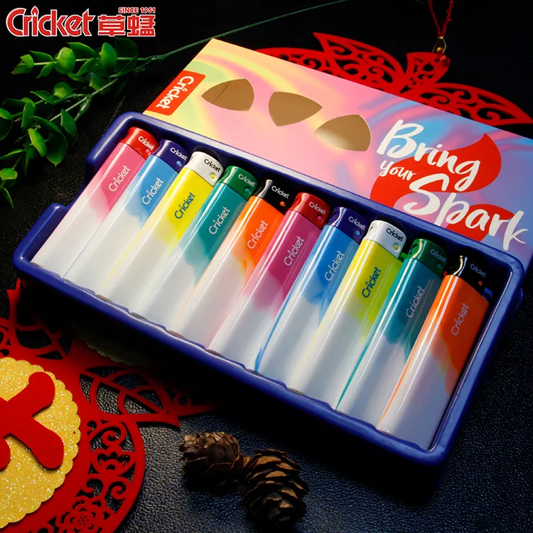 草蜢打火机一次性原装进口瑞典尼龙料个性创意潮防爆cricket滑轮