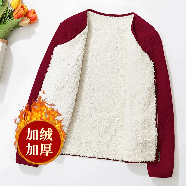 中老年内胆棉衣女2024秋冬内穿小棉袄女加绒加厚妈妈内胆小棉袄