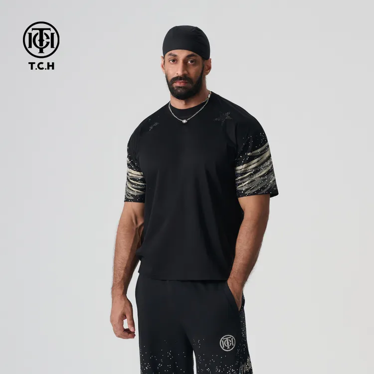 TCH服饰店播-/2025春夏新款圆领短袖T恤男女同款T72B106145