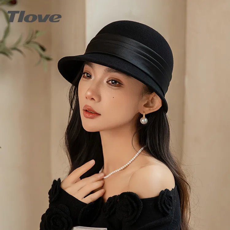 9541秋冬百搭时尚画家盆帽冬季女士复古小众ins渔夫帽