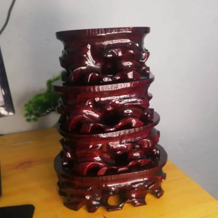 实木奇石根雕底座可挖槽石头玉石鱼缸花瓶花盆佛像摆件木底座托架