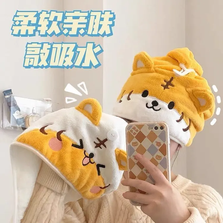 可爱成人干发帽女柔软亲肤加厚毛巾速干包头巾浴帽干发巾吸水神器