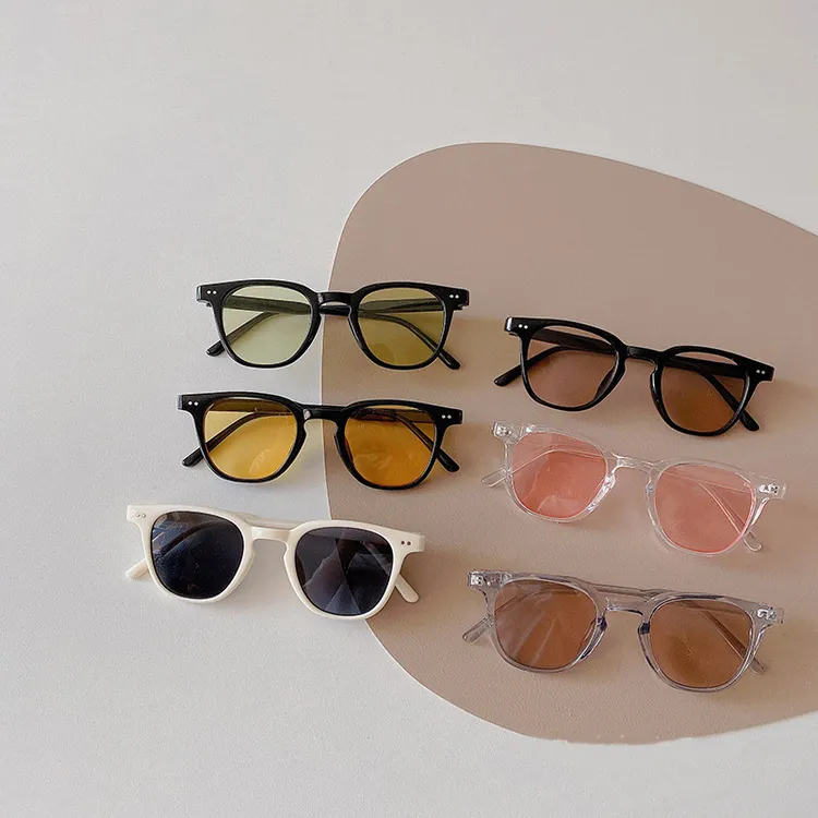 宝宝ins韩版太阳镜复古拍照造型墨镜男女童遮阳镜宝宝眼镜儿童2