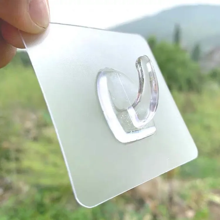 透明无痕挂钩厨卫收纳钩防水防锈多用挂钩门后挂钩宿舍壁挂钩子