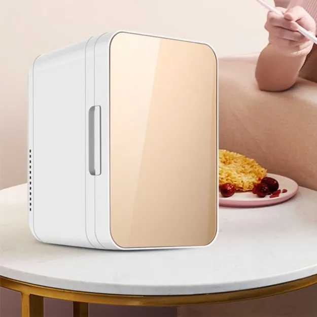 8升车家两用冷藏箱车载迷你冷暖小冰箱小型宿舍家用冰箱 不能冷冻