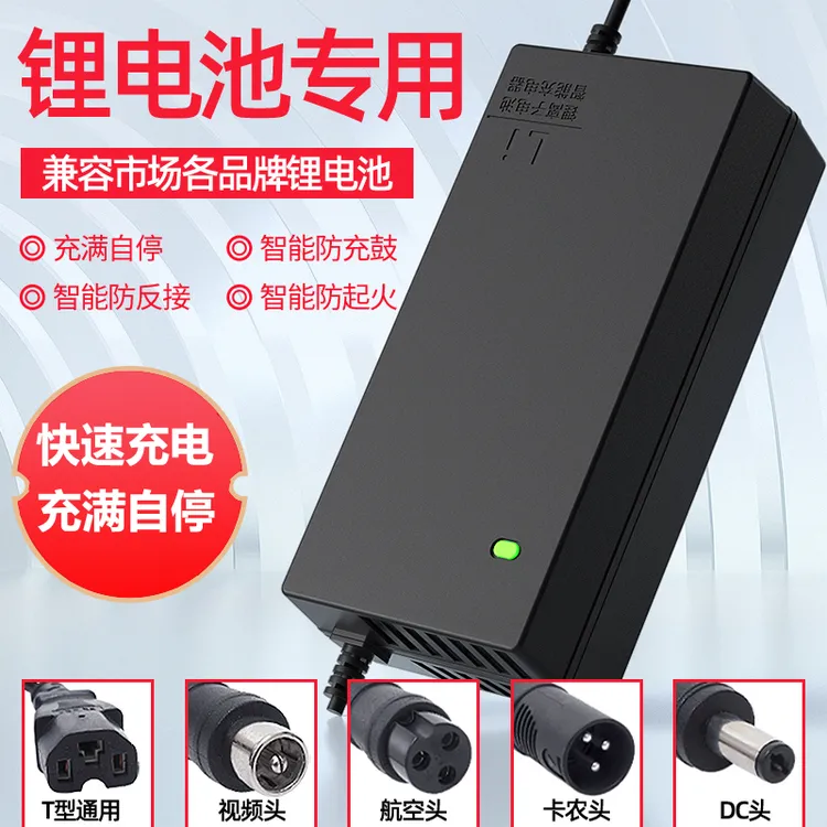 电动车充电器锂电池48V36V60V24V2A72V电车锂离子哈雷平衡车通用