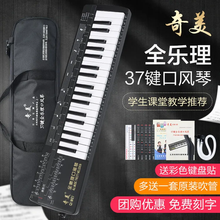 奇美全乐理口风琴37键小学生专用初中生小学中学专业吹管乐器儿童