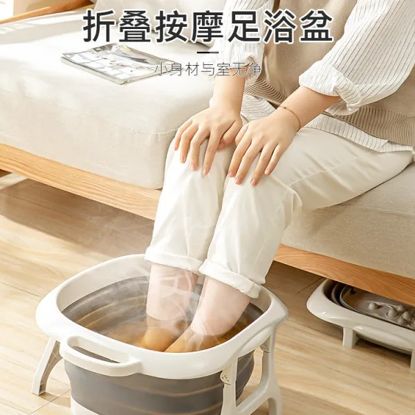 珊谷SP折叠泡脚桶泡脚盆家用可过小腿便携式洗脚盆足浴洗脚神器