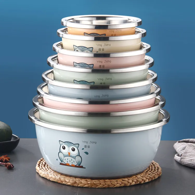 304不锈钢盆家用和面盆打蛋盆厨房洗菜沥水盆铁盆饭盆汤盆揉面盆