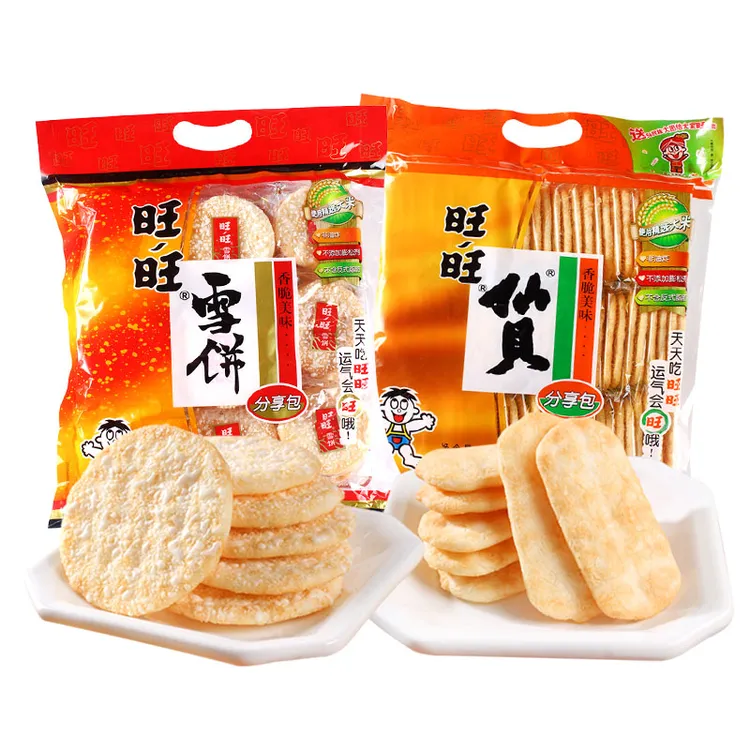 WANT-WANT/旺旺 雪饼仙贝雪米饼大米饼休闲食品膨化零食小吃