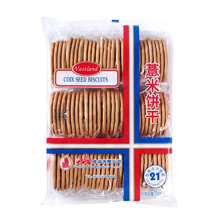 VASTLAND大地薏米饼干包装休闲怀旧老式零食品下午茶代餐饱腹