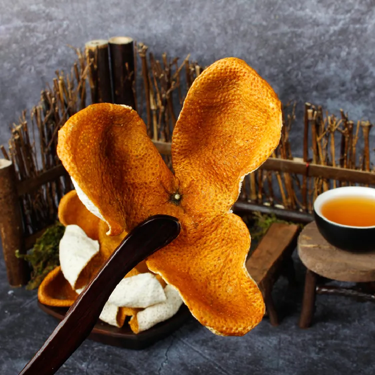 一年地道泡2024年新会驳枝大红皮袋装正宗新会特产新会陈皮珍藏