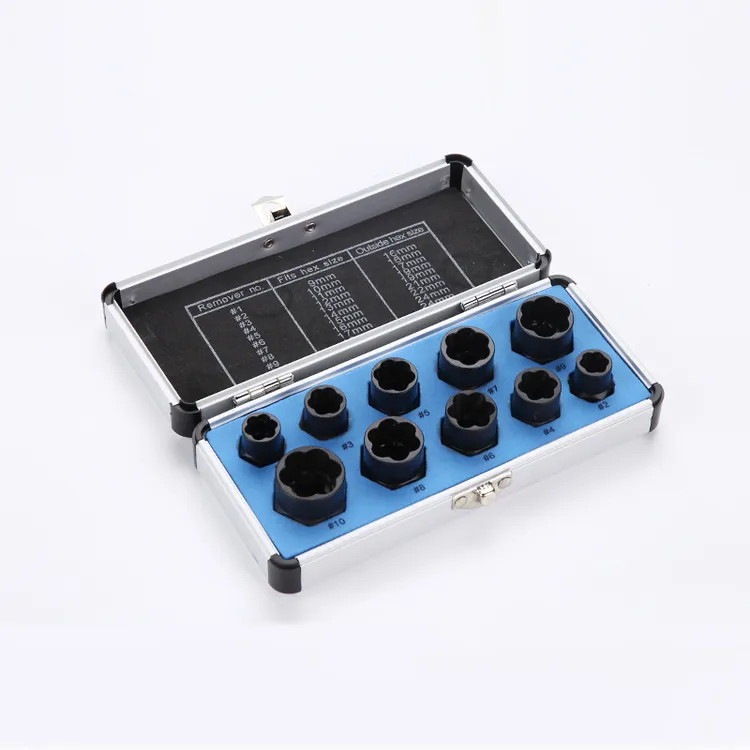 套头取六角螺丝工具套筒螺栓螺母断丝取出器破损防滑螺栓取出器