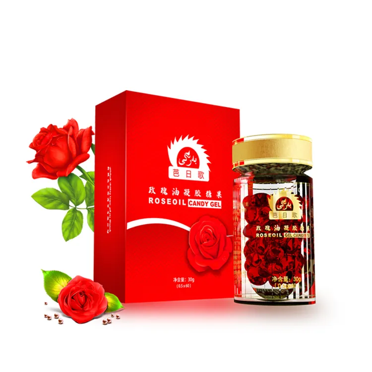 芭日歌 玫瑰油凝胶糖果60片 tuhumdan
