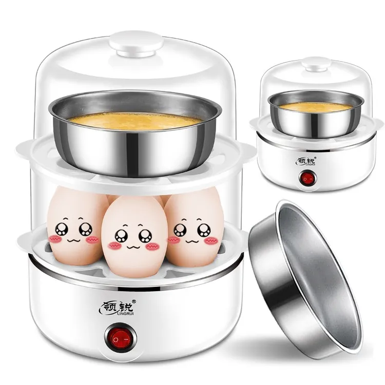 煮蛋器蒸蛋器自动断电小型蒸鸡蛋羹神器早餐煮鸡蛋多功能家用1人