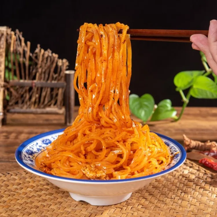 秦岐轩 宝鸡凉皮擀面皮2包每包310g包邮香辣劲道美味