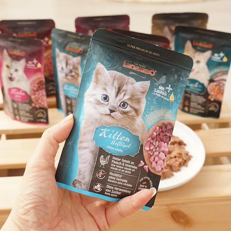 德国Leonardo小李子餐包猫罐头主食罐成幼猫营养增肥猫咪湿粮零食