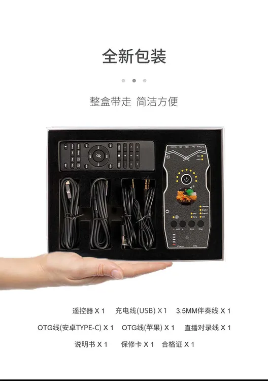 品牌声卡网红户外室内k歌录音直播专用