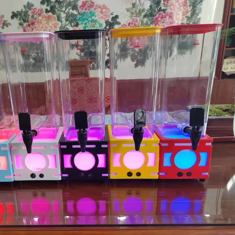 酒吧酒店KTV专用商用创意酒具七彩发光酒具酒桶可分体清洗个性