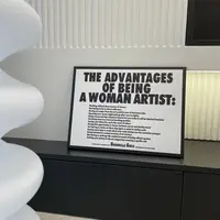 【烘焙精灵】学生文艺黑白风格一个女艺术家的独白简约黑色摆件摆画