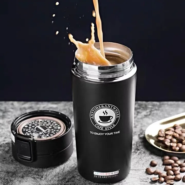 【保温杯】304不锈钢保温杯学生韩版简约水杯大众咖啡杯随行杯