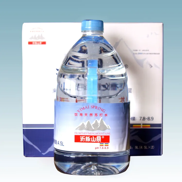 沂脉山泉4.5L*2饮用苏打水来自沂蒙山脉橄榄玄武岩层天然苏打水