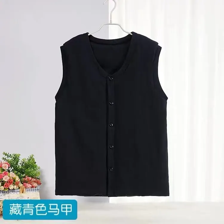 男士可拆卸纽扣款马甲