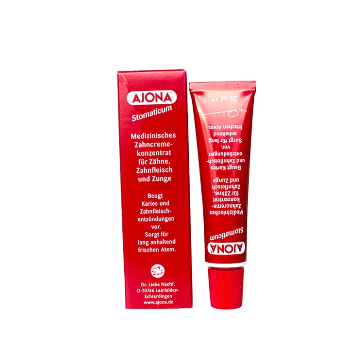 (3只装）德国ajona牙膏牙龈牙周小红牙膏25ML/盒
