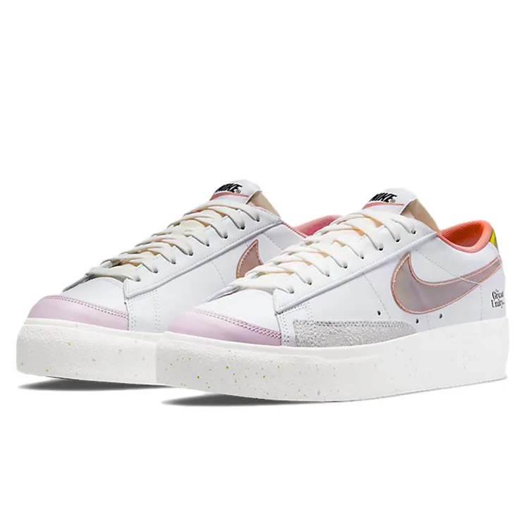 NIKE耐克女子BLAZER LOW透气耐磨低帮厚底板鞋DM5451-611
