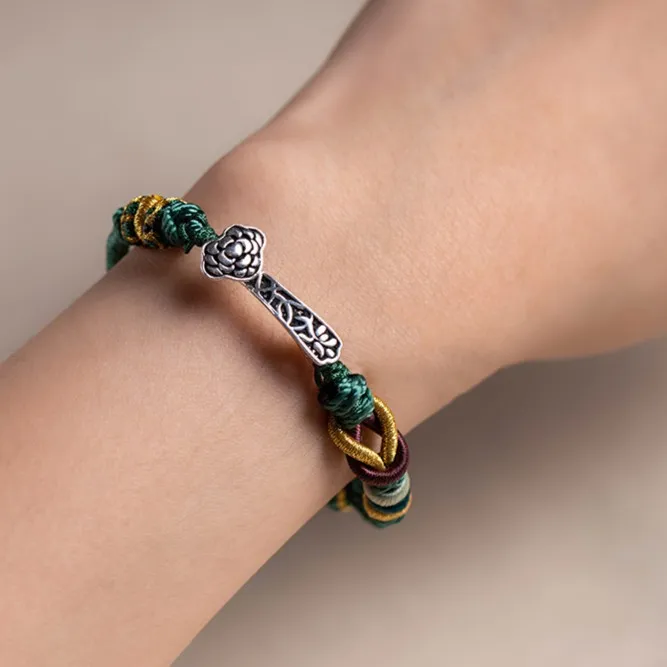 非金属布艺手链 手编半成品DIY手绳手链可穿珠编绳少女风编绳