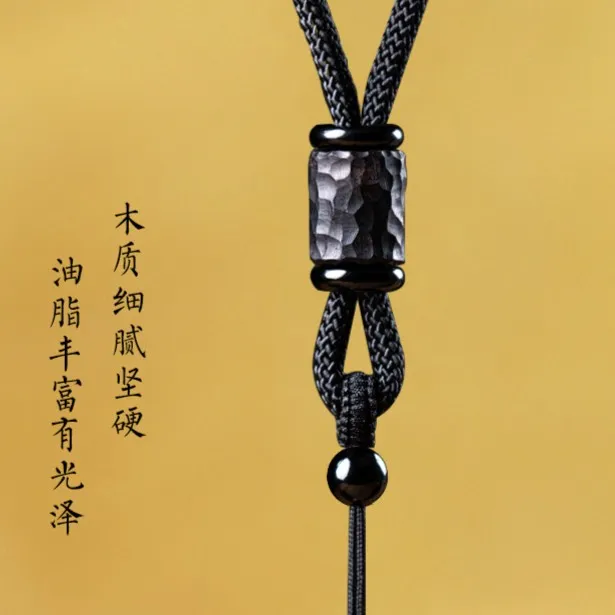 黑色配项链玉坠高端挂脖绳百搭款精品绳子高档玉佩吊坠编织绳