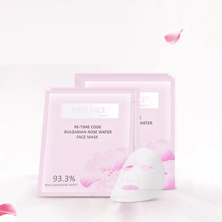 【原装进口】ROSE FACE保加利亚玫瑰面膜5片/盒 补水保湿滋养修护