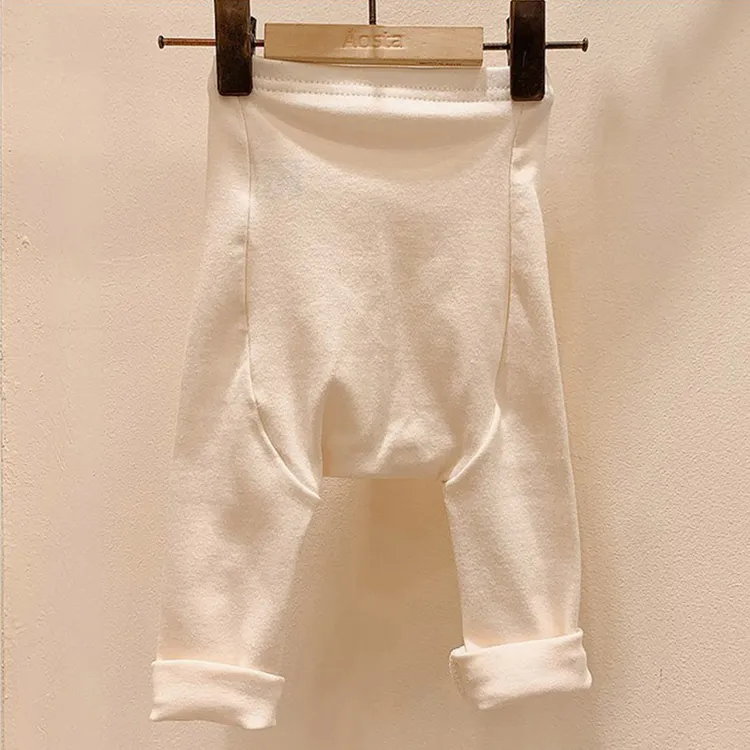 春秋装韩国婴幼儿大PP裤纯棉百搭打底裤外穿男女宝宝高腰护肚长裤