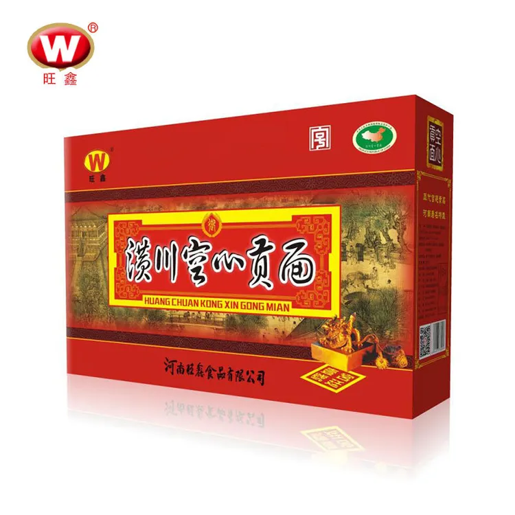 旺鑫潢川空心贡面信阳纯手工面河南老字号礼盒装整箱12袋装
