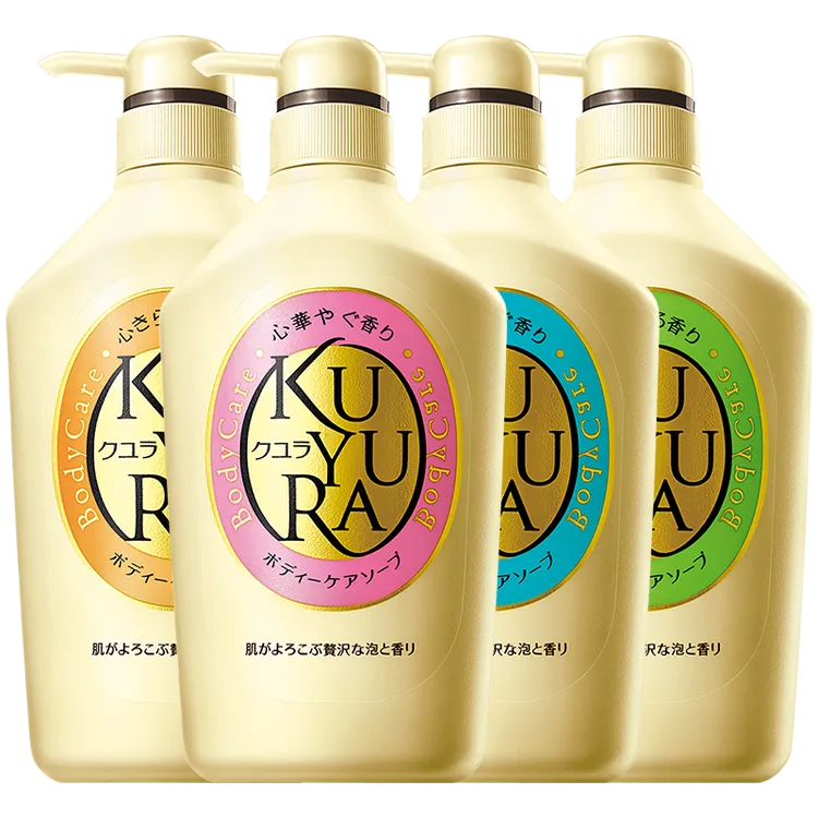 资生堂可悠然美肌沐浴露花漾/碧野/欣怡/恬静550ml  留香水润肌肤