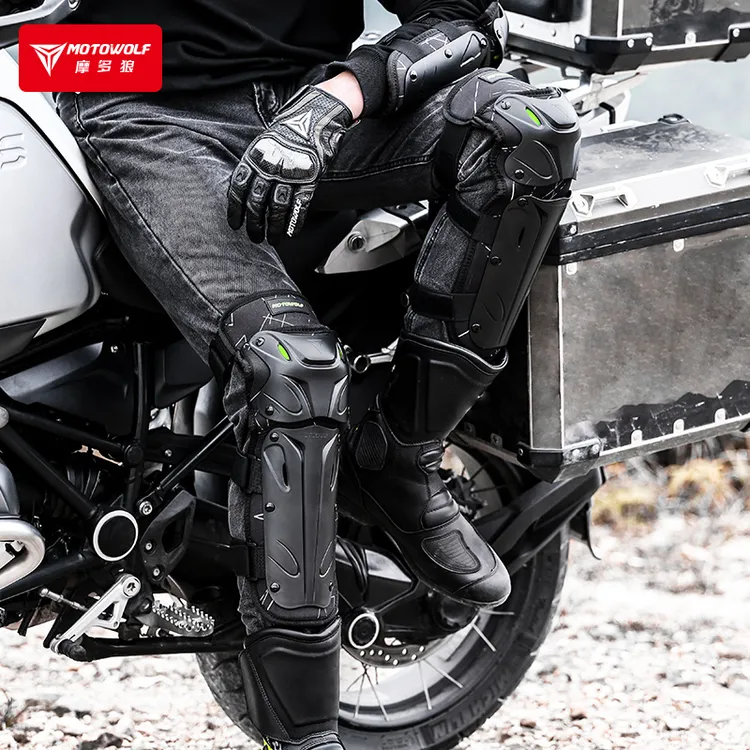 摩托车四季透气护膝机车越野防摔骑行护具电动车护肘摩旅装备护腿