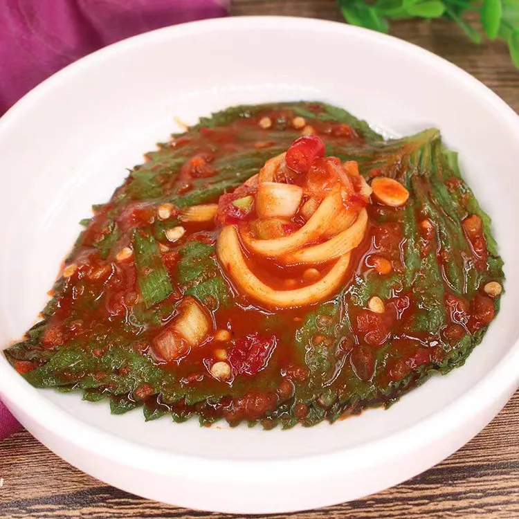 新品韩式苏子叶泡菜250克*2代咸菜下饭开袋即食酱菜正宗蔬菜延边