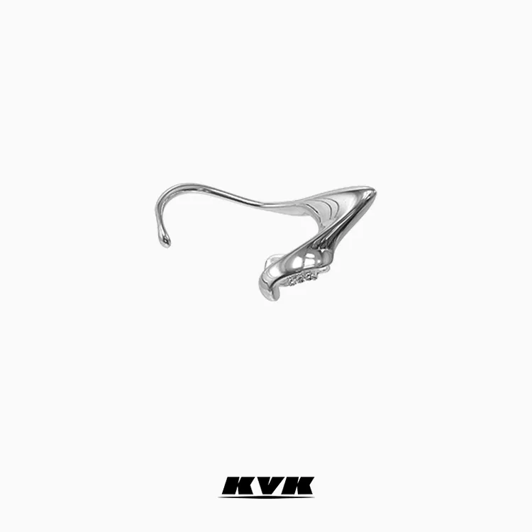 【达人推荐】KVK 【郭采洁同款】THE NET网系列织线流动耳挂气质轻奢