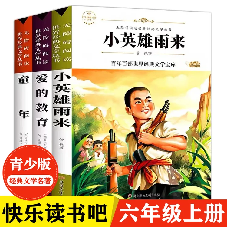 快乐读书吧 六年级上册 必读课外阅读书 小英雄雨来 童年爱的教育
