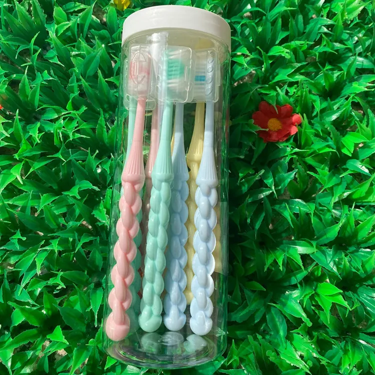 1桶8支男女同款牙刷软毛护龈牙刷成人软毛牙刷组合装宽头细毛超细