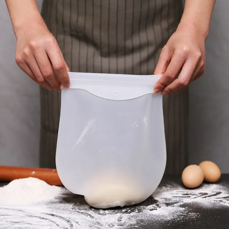 厨房不粘硅胶和面袋揉面袋活面发面袋加厚大小号家用和面神器