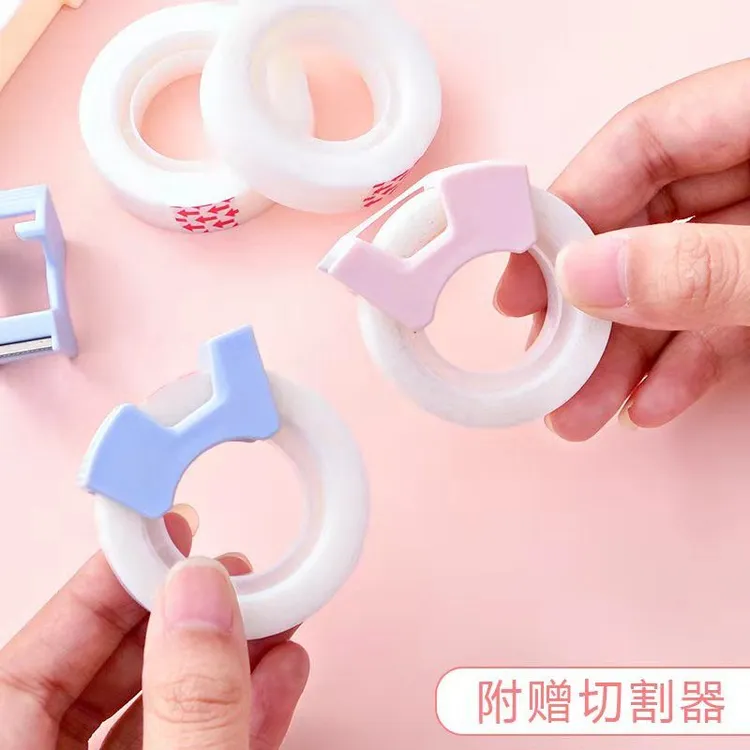 隐形错题胶带纸粘字贴修改错题粘贴可复制学生用透明改错纠错胶布