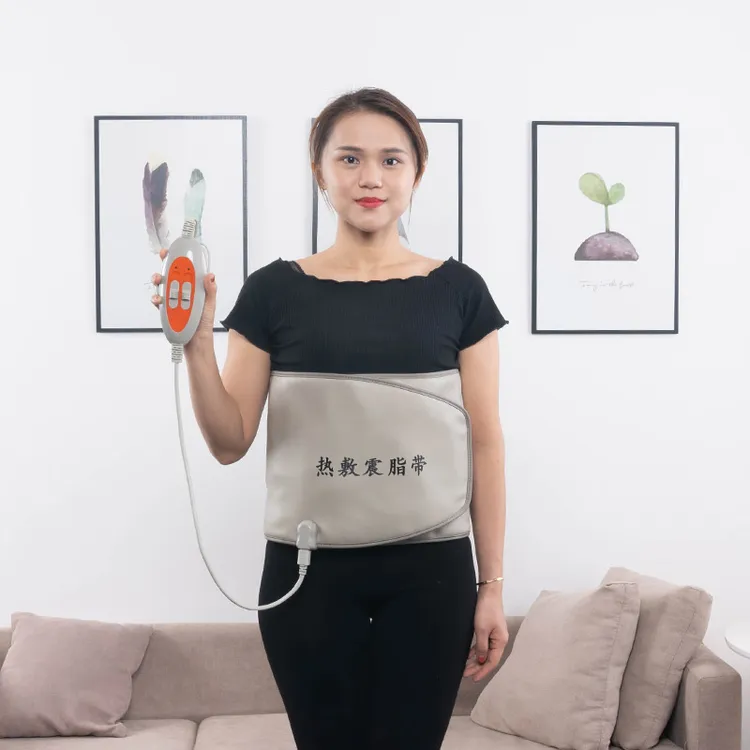 热敷震脂减肥腰带带加热震动按摩暖腰美容院排寒暴汗暖宫神器