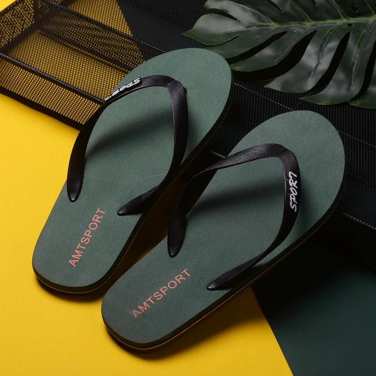 酷路直男士拖鞋夏季时尚外穿沙滩鞋潮流韩版室外防滑夹脚人字拖鞋