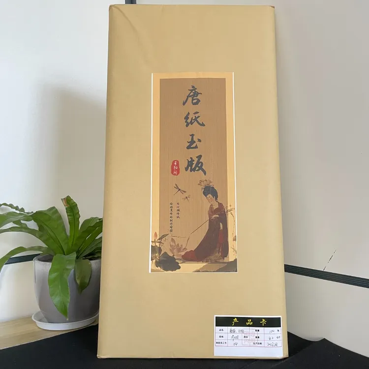 景阳阁【小臣推荐】老纸系列之唐纸玉版加厚作品半生熟书法国画纸