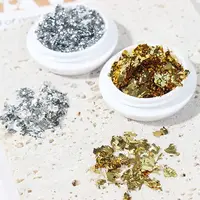 【饰品】美甲饰品超亮金箔银箔纸组合轻薄爆闪超闪超薄流行ins日系
