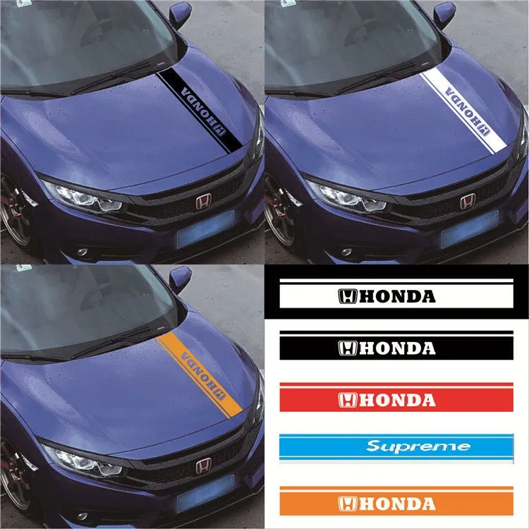 汽车机盖装饰贴纸车头盖个性运动感车贴改装引擎盖划痕遮挡贴拉花