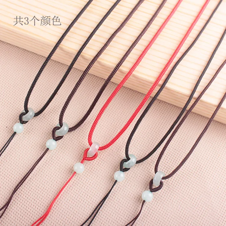 （买一发二）细挂绳1.5mm-2mm简约手工编织布艺挂绳男女款调节